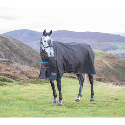 Highlander Original 200 Turnout Rug - Black - 5'0"