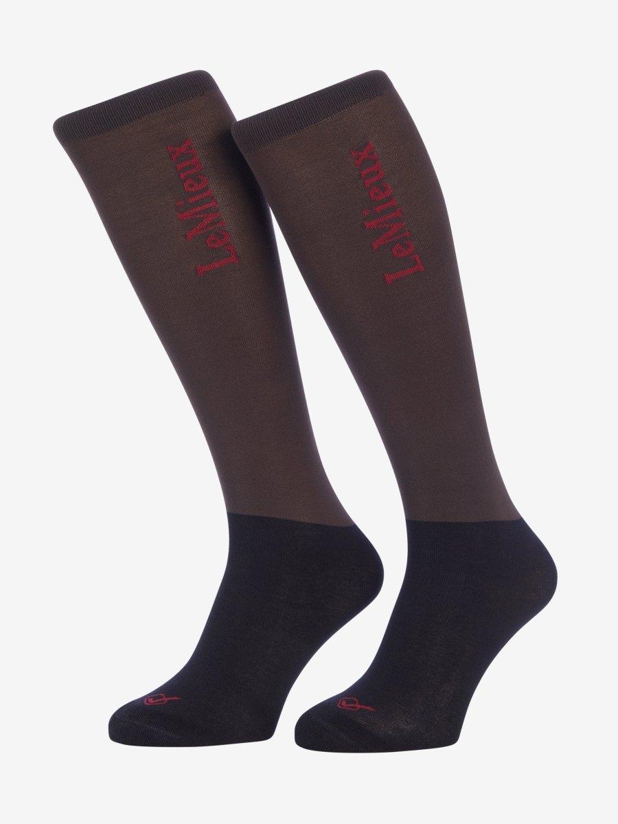 LeMieux AW24 Competition Socks 2 pack - Cinder - Small