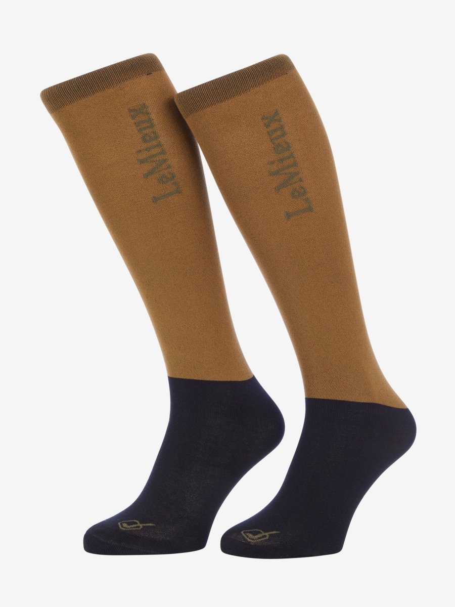 LeMieux AW24 Competition Socks 2 pack - Ginger - Small