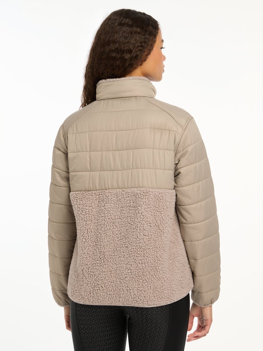 LeMieux AW24 Ladies Alissa Hybrid Fleece - Ash - UK 6