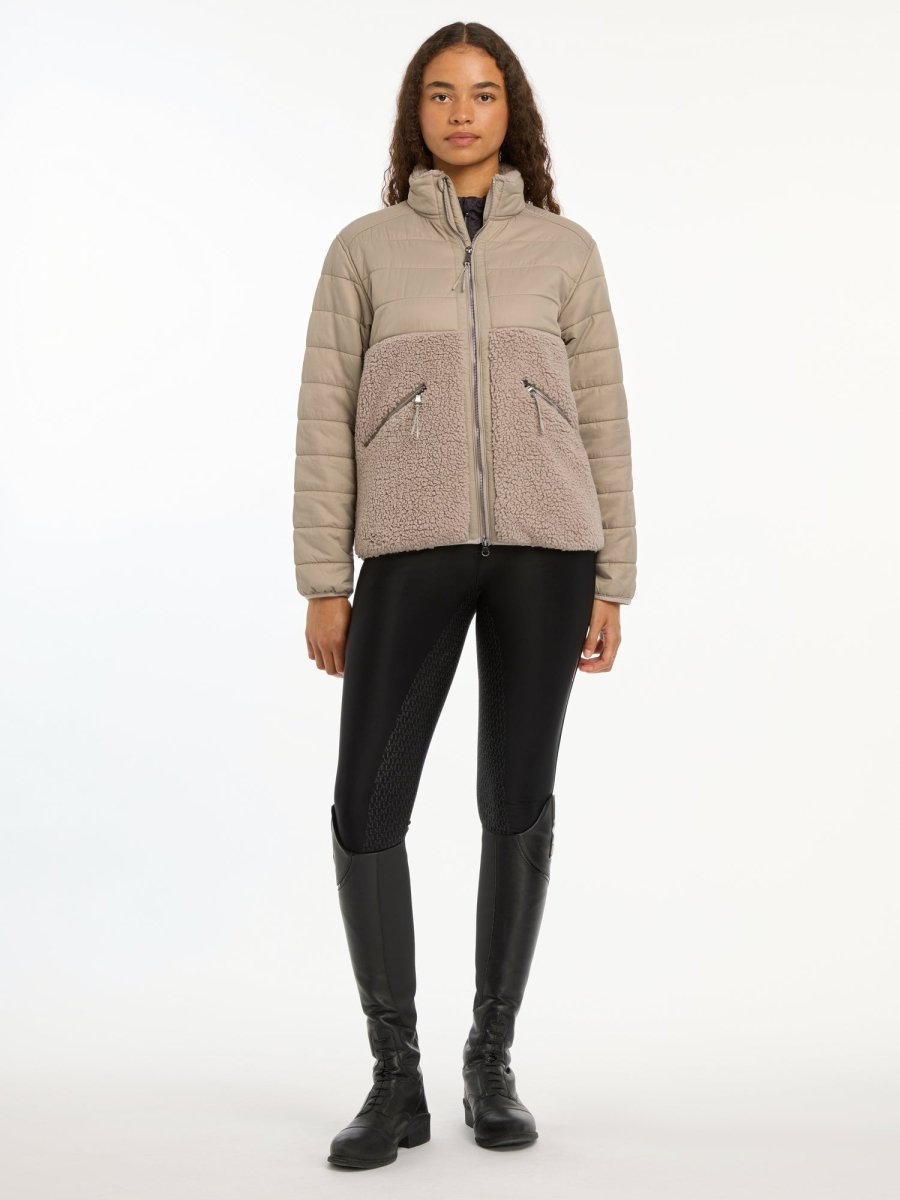 LeMieux AW24 Ladies Alissa Hybrid Fleece - Ash - UK 6