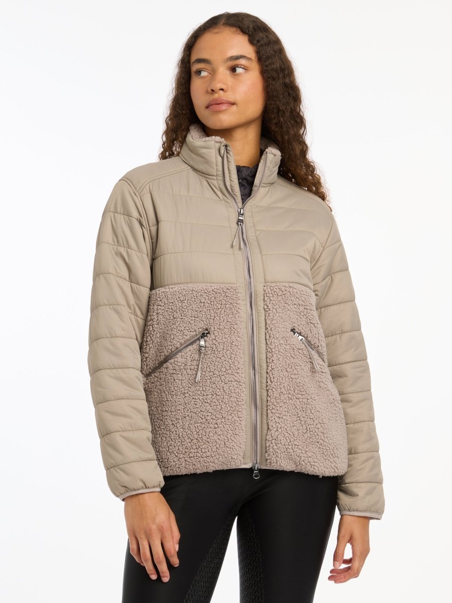 LeMieux AW24 Ladies Alissa Hybrid Fleece - Ash - UK 6