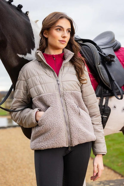 LeMieux AW24 Ladies Alissa Hybrid Fleece - Ash - UK 6