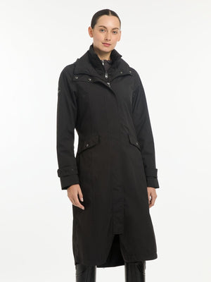 LeMieux AW24 Ladies Amelie Waterproof Lightweight Riding Coat - Black - UK 6