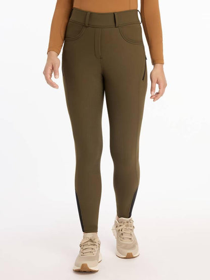 LeMieux AW24 Ladies Amy Brushed Breggings - Alpine - UK 8