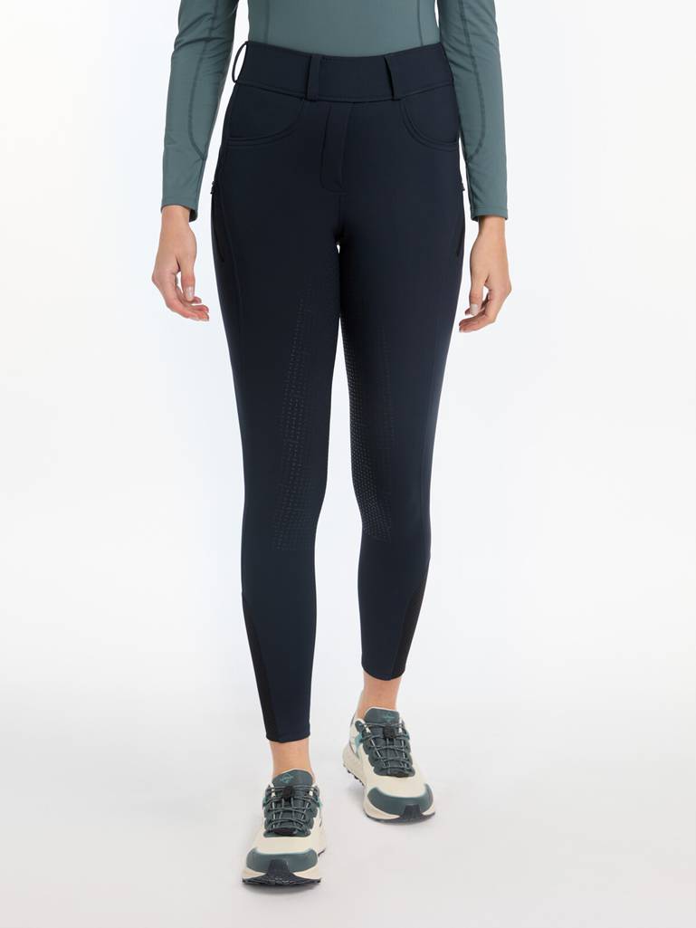 LeMieux AW24 Ladies Amy Brushed Breggings - Navy - UK 6