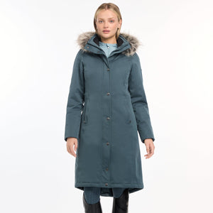 LeMieux AW24 Ladies Anya Waterproof Riding Coat - Petrol - UK 6