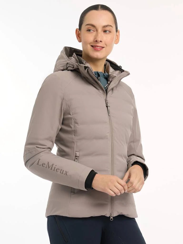 LeMieux AW24 Ladies Brooke Waterproof Hybrid Jacket - Ash - UK 6