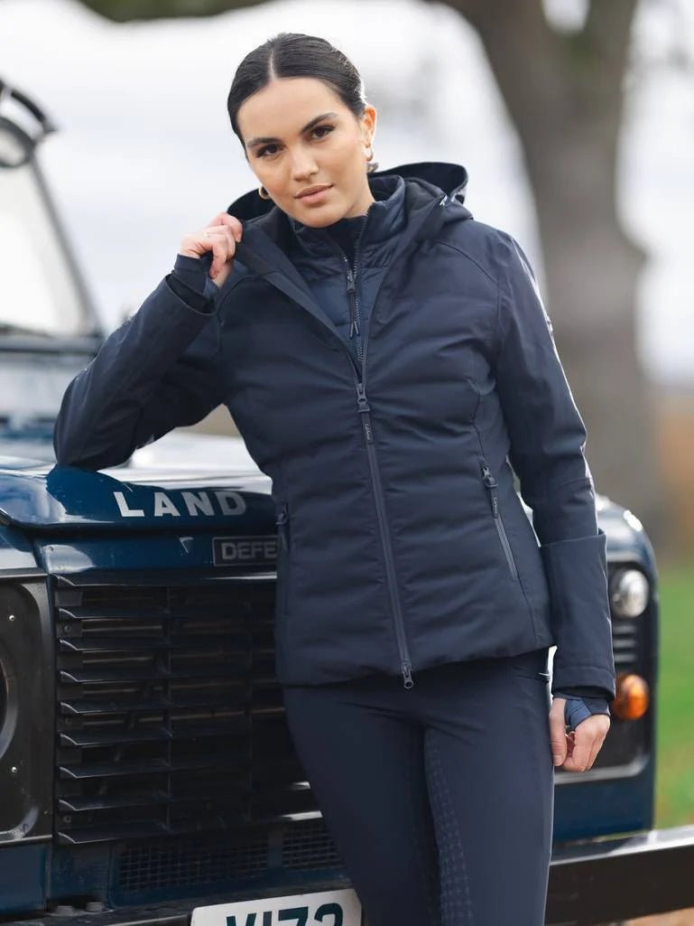 LeMieux AW24 Ladies Brooke Waterproof Hybrid Jacket - Navy - UK 6