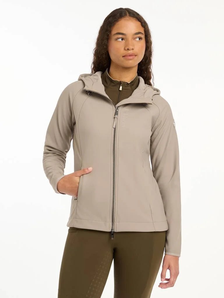 LeMieux AW24 Ladies Charlotte Soft Shell Jacket - Ash - UK 6