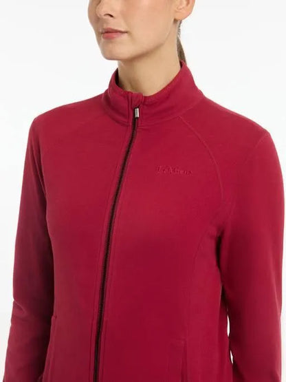 LeMieux AW24 Ladies Faye Fleece Zip Through - Ember - UK 6