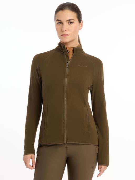 LeMieux AW24 Ladies Faye Fleece Zip Through - Petrol - UK 6