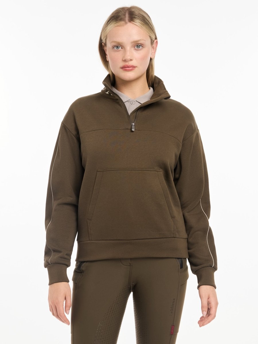 LeMieux AW24 Ladies Kali Quarter Zip Sweat - Alpine - UK 6