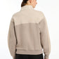 LeMieux AW24 Ladies Kali Quarter Zip Sweat - Ash/Stone - UK 6