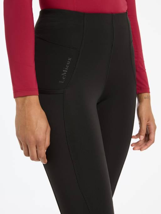 LeMieux AW24 Ladies Naomi Pull On Breeches - Black - UK 6