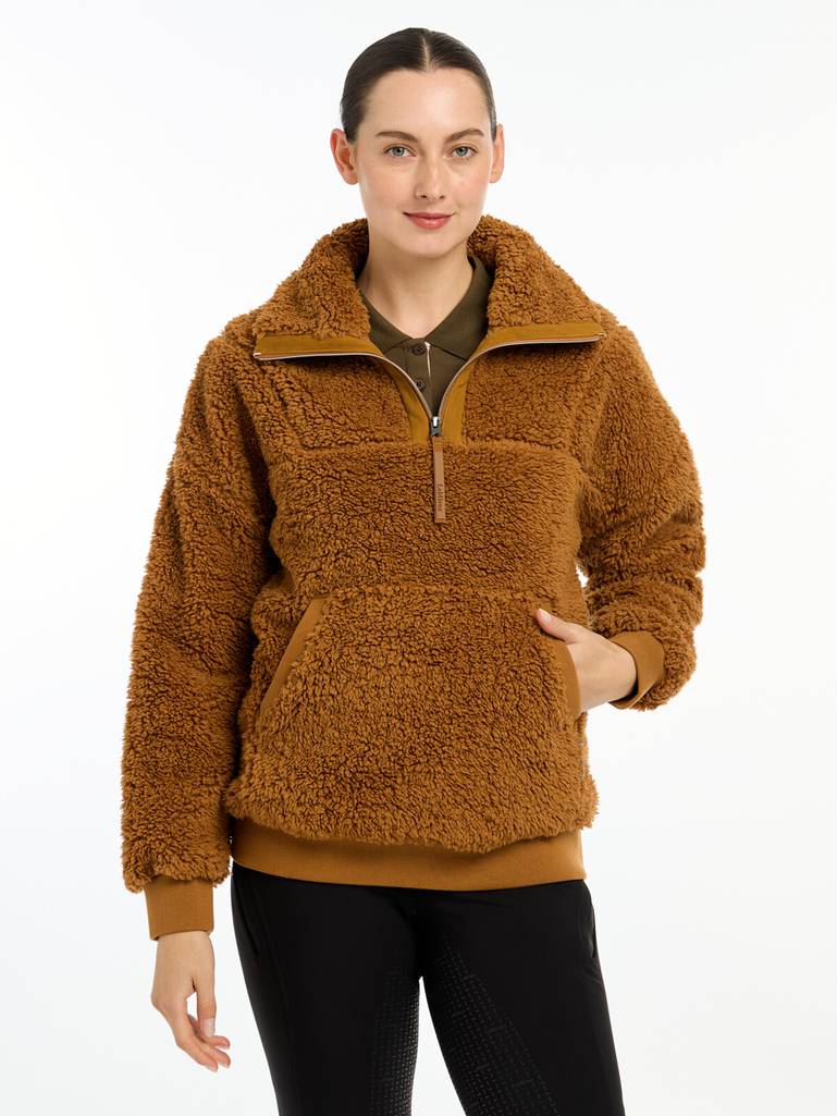 LeMieux AW24 Ladies Tara Teddy Fleece - Ginger - UK 6