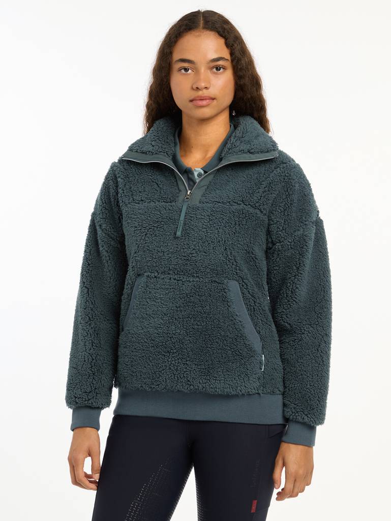 LeMieux AW24 Ladies Tara Teddy Fleece - Petrol - UK 6