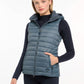 LeMieux AW24 Ladies Tilly Hooded Puffer Gilet - Ash - UK 6