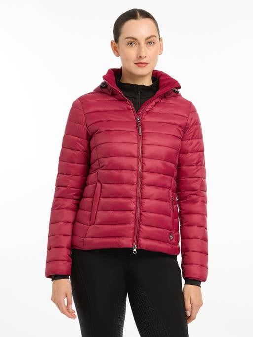 LeMieux AW24 Ladies Tilly Hooded Puffer Jacket - Black - UK 6