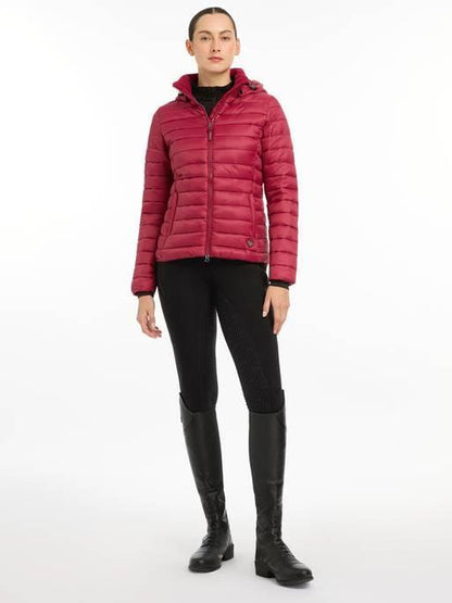 LeMieux AW24 Ladies Tilly Hooded Puffer Jacket - Ember - UK 6