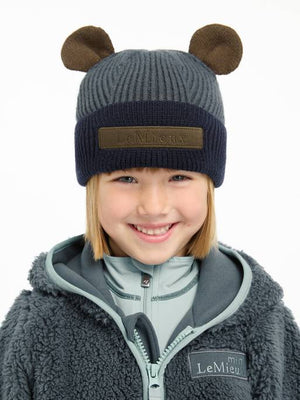 LeMieux AW24 Mini Bear Beanie - Petrol - One Size