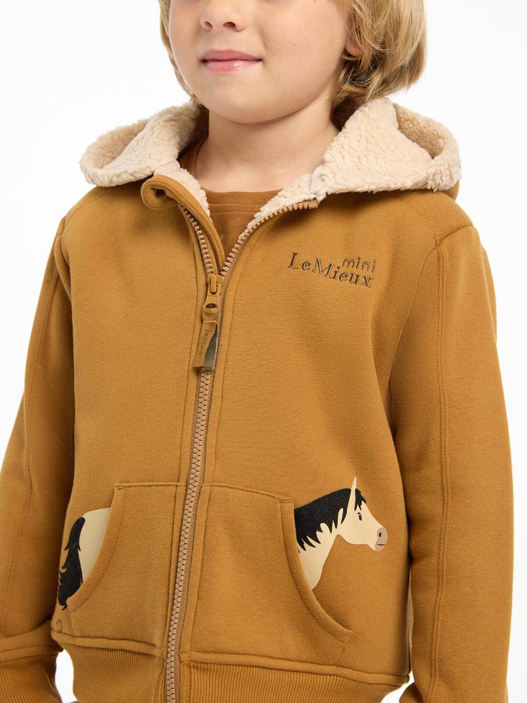 LeMieux AW24 Mini Charlie Lined Hoodie - Ginger - 3 - 4 years