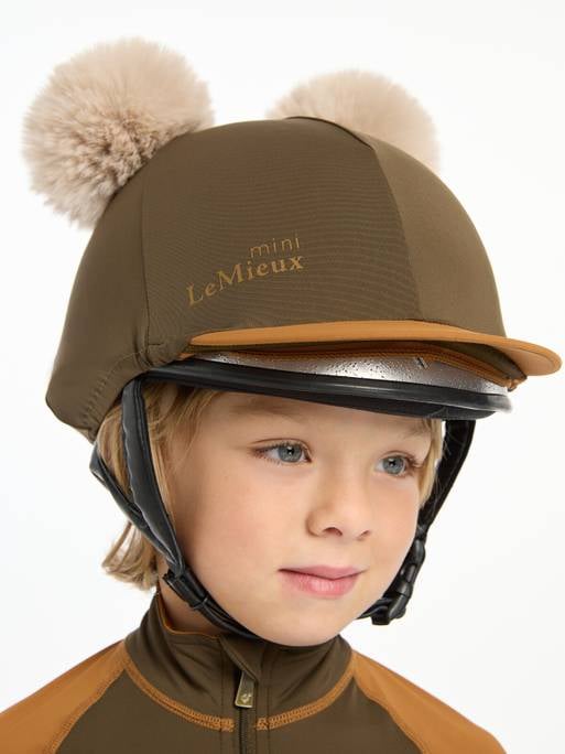 LeMieux AW24 Mini Double Pom Hat Silk - Alpine - One Size