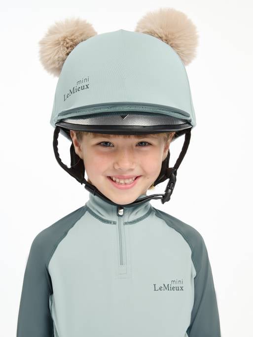 LeMieux AW24 Mini Double Pom Hat Silk - Alpine - One Size