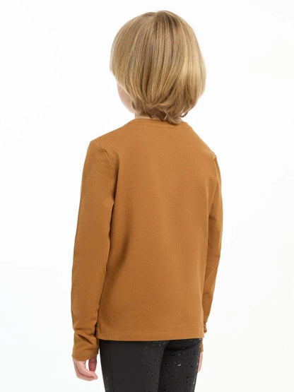 LeMieux AW24 Mini Jessie Long Sleeve Top - Ginger - 3 - 4 years