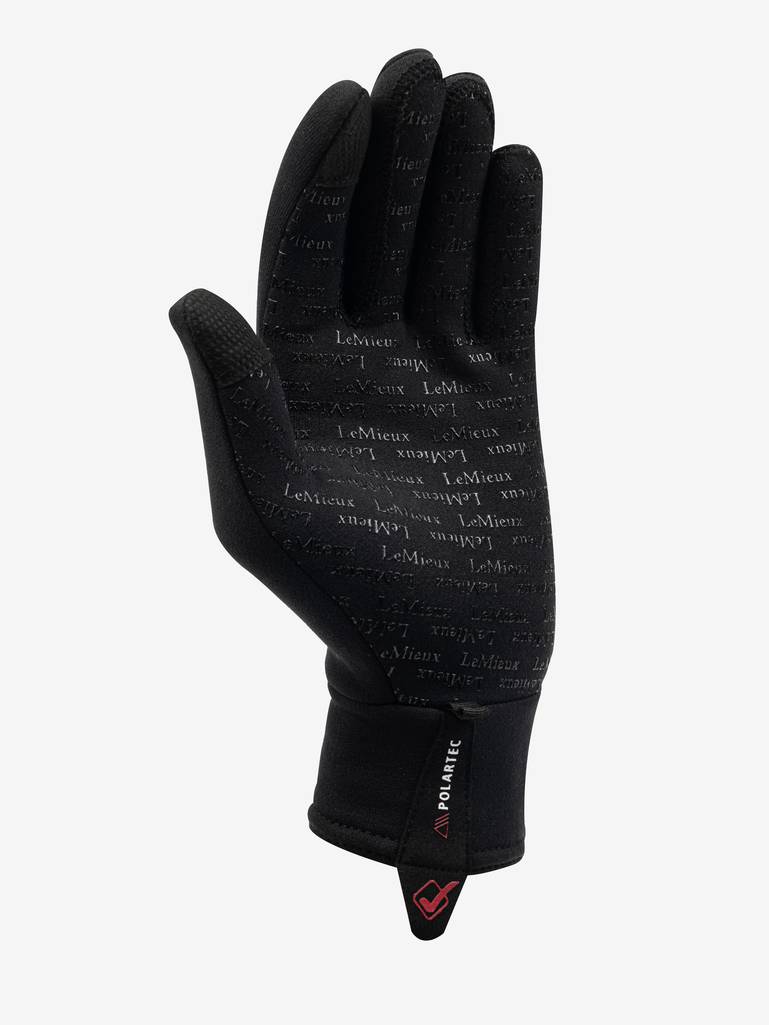 LeMieux AW24 Polartec Gloves - Black - X - Small