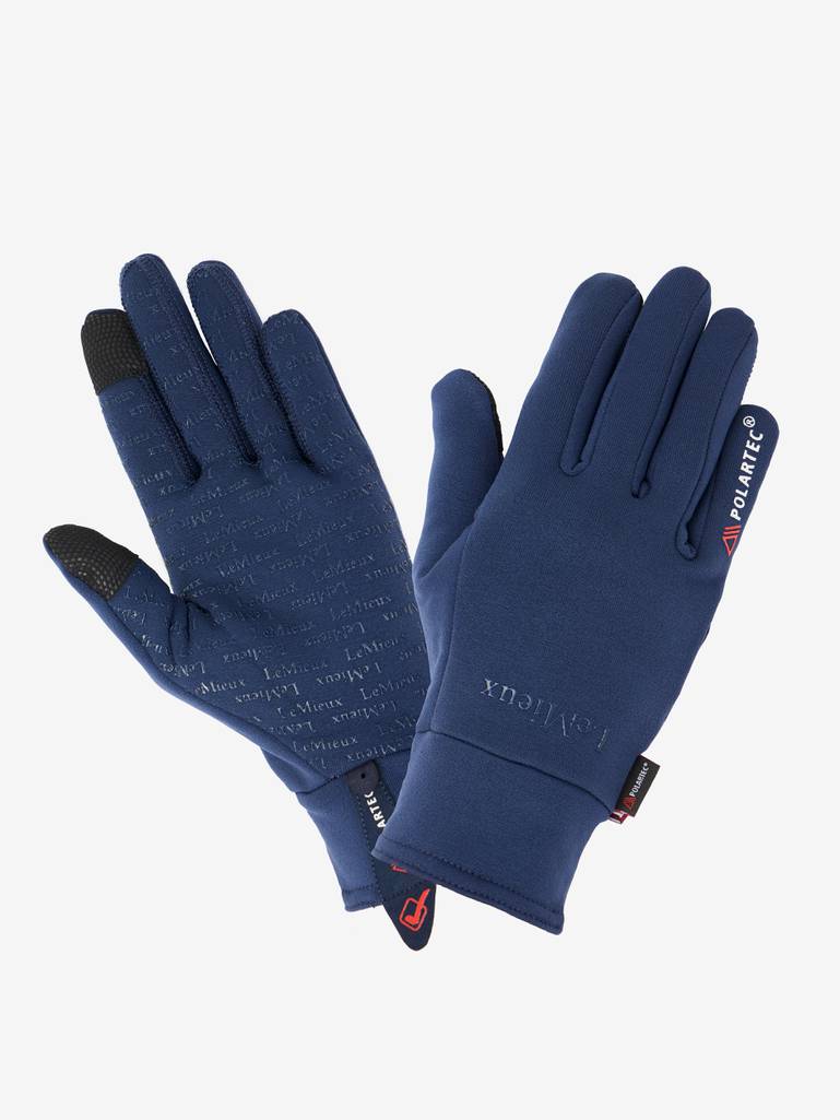 LeMieux AW24 Polartec Gloves - Navy - X - Small