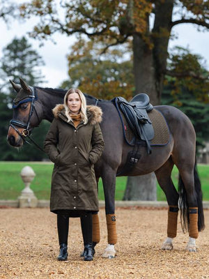 LeMieux AW24 Suede Dressage Square - Alpine - Small/Medium