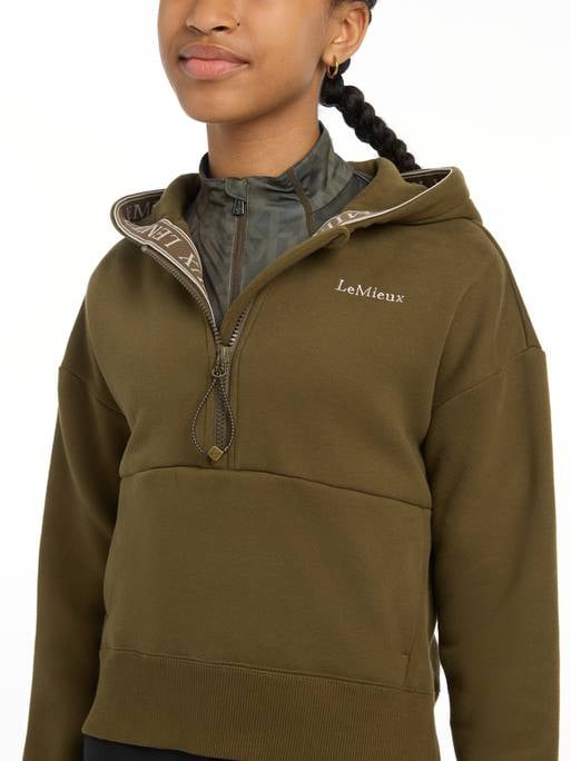 LeMieux AW24 Young Rider Hettie Half Zip Hoodie - Alpine - 3 - 4 years