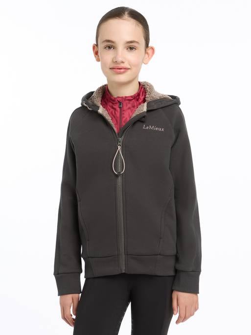 LeMieux AW24 Young Rider Hollie Lined Hoodie - Cinder - 7 - 8 years