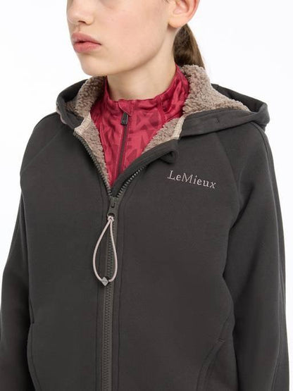 LeMieux AW24 Young Rider Hollie Lined Hoodie - Cinder - 7 - 8 years