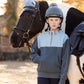 LeMieux AW24 Young Rider Kate Quarter Zip - Ash/Stone - 7 - 8 years