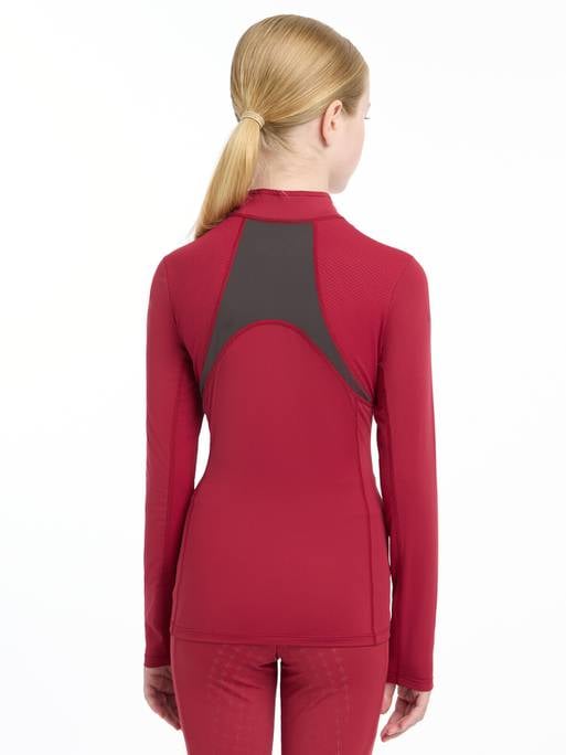 LeMieux AW24 Young Rider Mia Mesh Base Layer - Ginger - 7 - 8 years