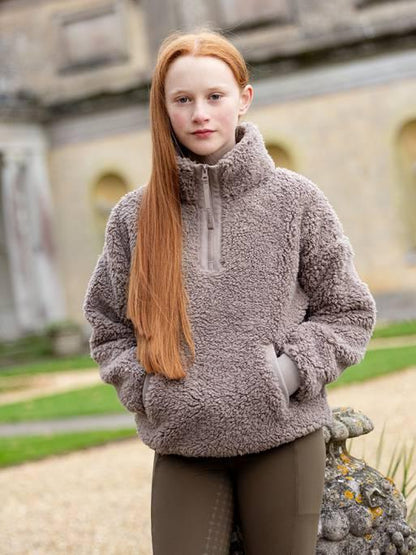 LeMieux AW24 Young Rider Tia Teddy Fleece - Ash - 7 - 8 years