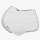 LeMieux Crystal Suede Close Contact Square Saddle Pad - White - Large