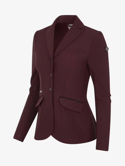 LeMieux Dynamiqué Show Jacket - Burgundy - UK06