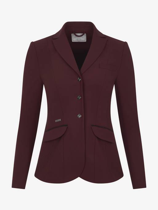 LeMieux Dynamiqué Show Jacket - Burgundy - UK06