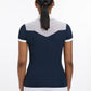 LeMieux Emily Short Sleeve Show Shirt - Navy - UK 14