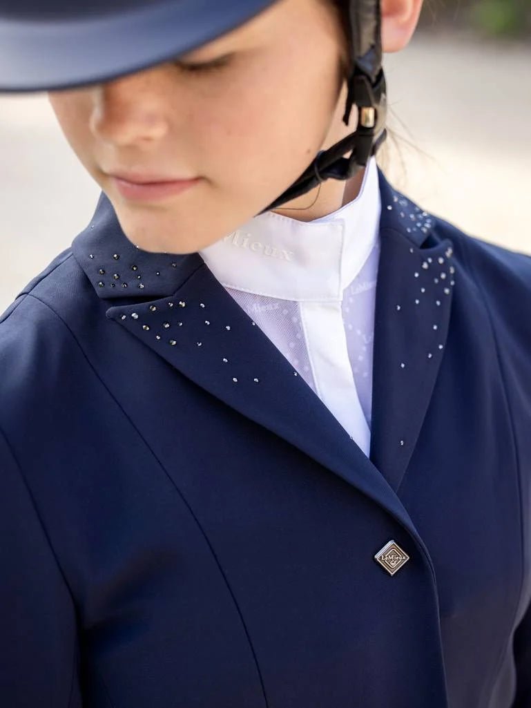 LeMieux Junior Pro Show Jacket SS24 - Navy - 07 - 08