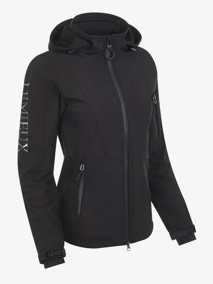 LeMieux Ladies Elite Celine Soft Shell Jacket - Black - UK 06