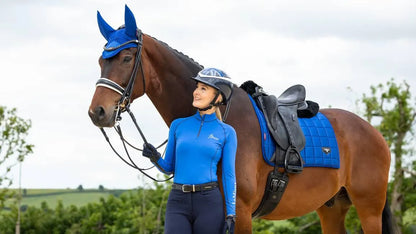 LeMieux Loire Victoire Dressage Square - Benetton Blue - Large