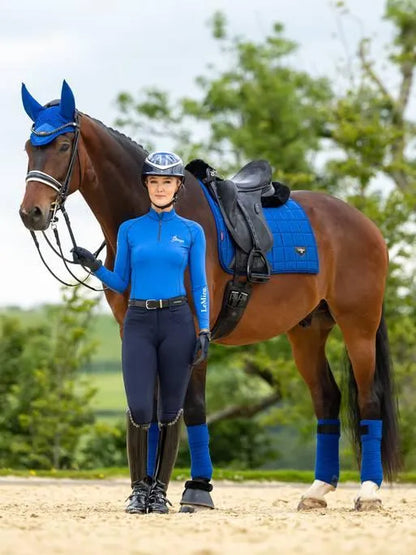 LeMieux Loire Victoire Dressage Square - Benetton Blue - Large