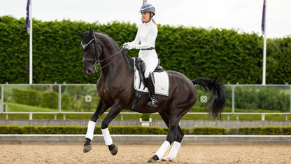 LeMieux Loire Victoire Dressage Square - White - Large