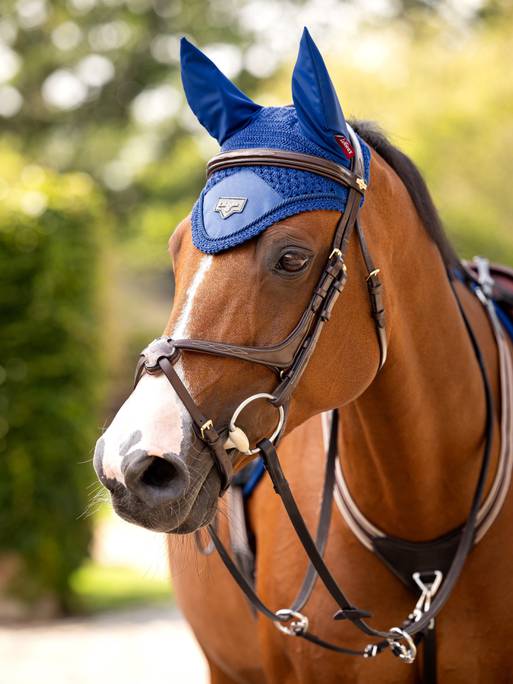 LeMieux Loire Victoire Fly Hood - Benetton Blue - Large