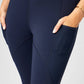 LeMieux Lucie Mesh Legging - Navy - UK 06