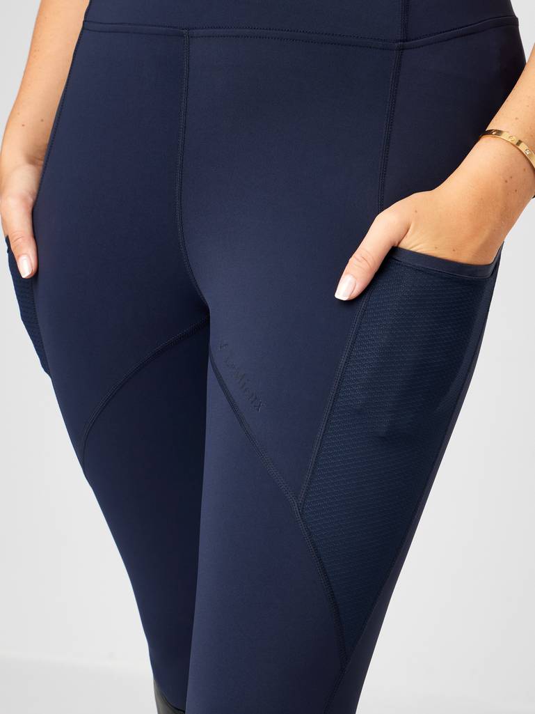 LeMieux Lucie Mesh Legging - Navy - UK 06